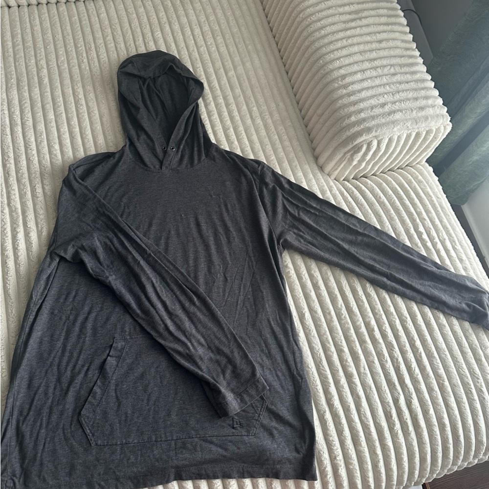 Men's Gray Hoodie Shirt